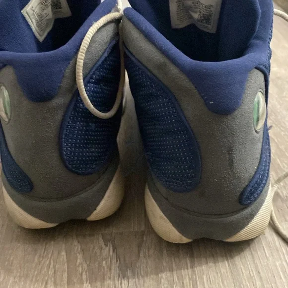 Jordan sneakers Used condition size Men 8 blue and white - Picture 3 of 5